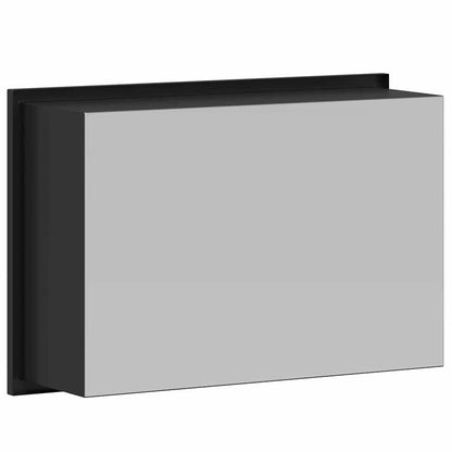 Nicchia per doccia Nero 30 x 20 x 9,5 cm Acciaio inossidabile | homemem39