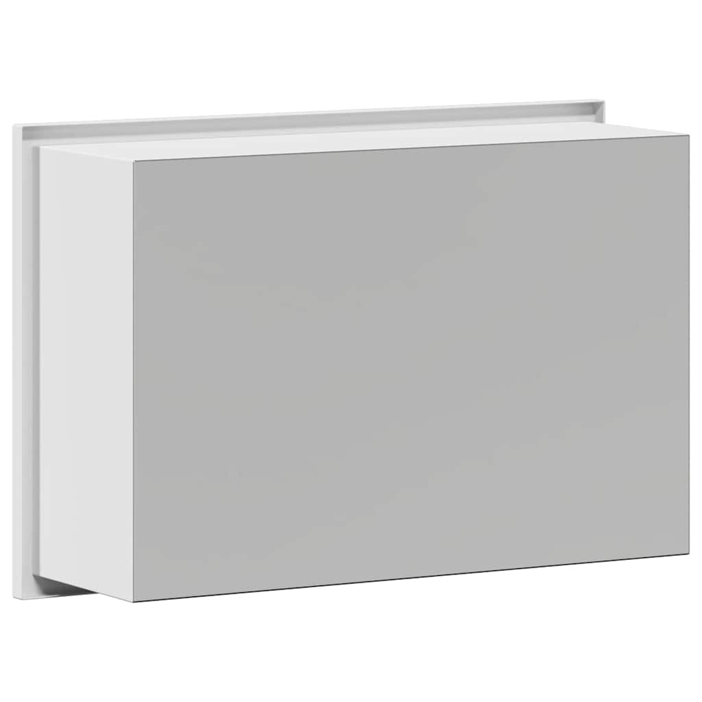 Nicchia per doccia Bianco 30 x 20 x 9,5 cm Acciaio inossidabile