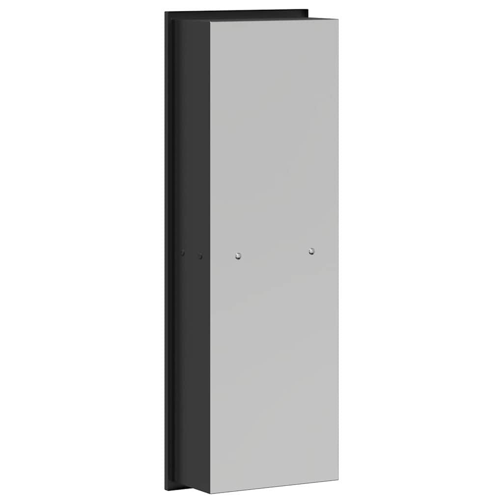 Nicchia per doccia Nero 60 x 20 x 9,5 cm Acciaio inossidabile | homemem39
