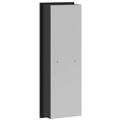 Nicchia per doccia Nero 60 x 20 x 9,5 cm Acciaio inossidabile | homemem39