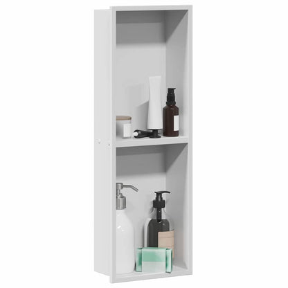 Nicchia per doccia Bianco 60 x 20 x 9,5 cm Acciaio inossidabile | homemem39