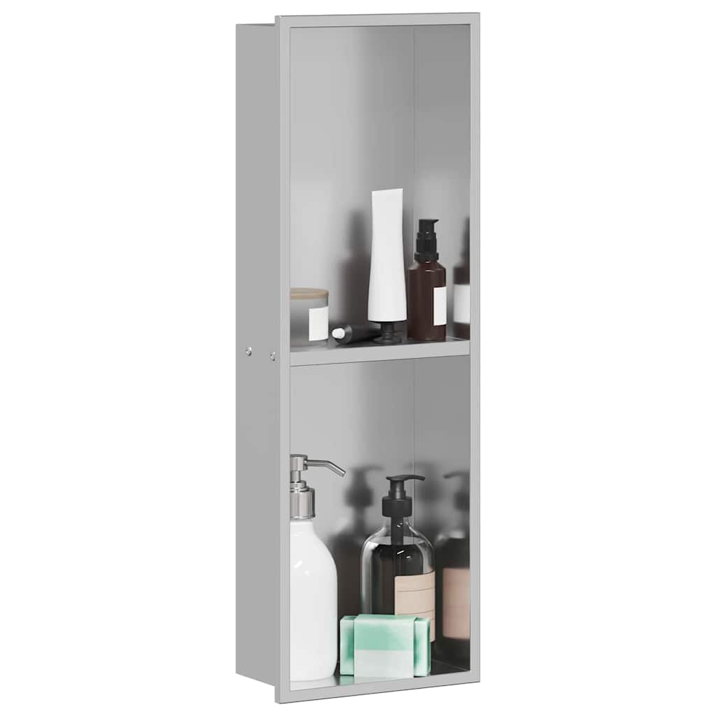 Nicchia per doccia Argento 60 x 20 x 9,5 cm | homemem39