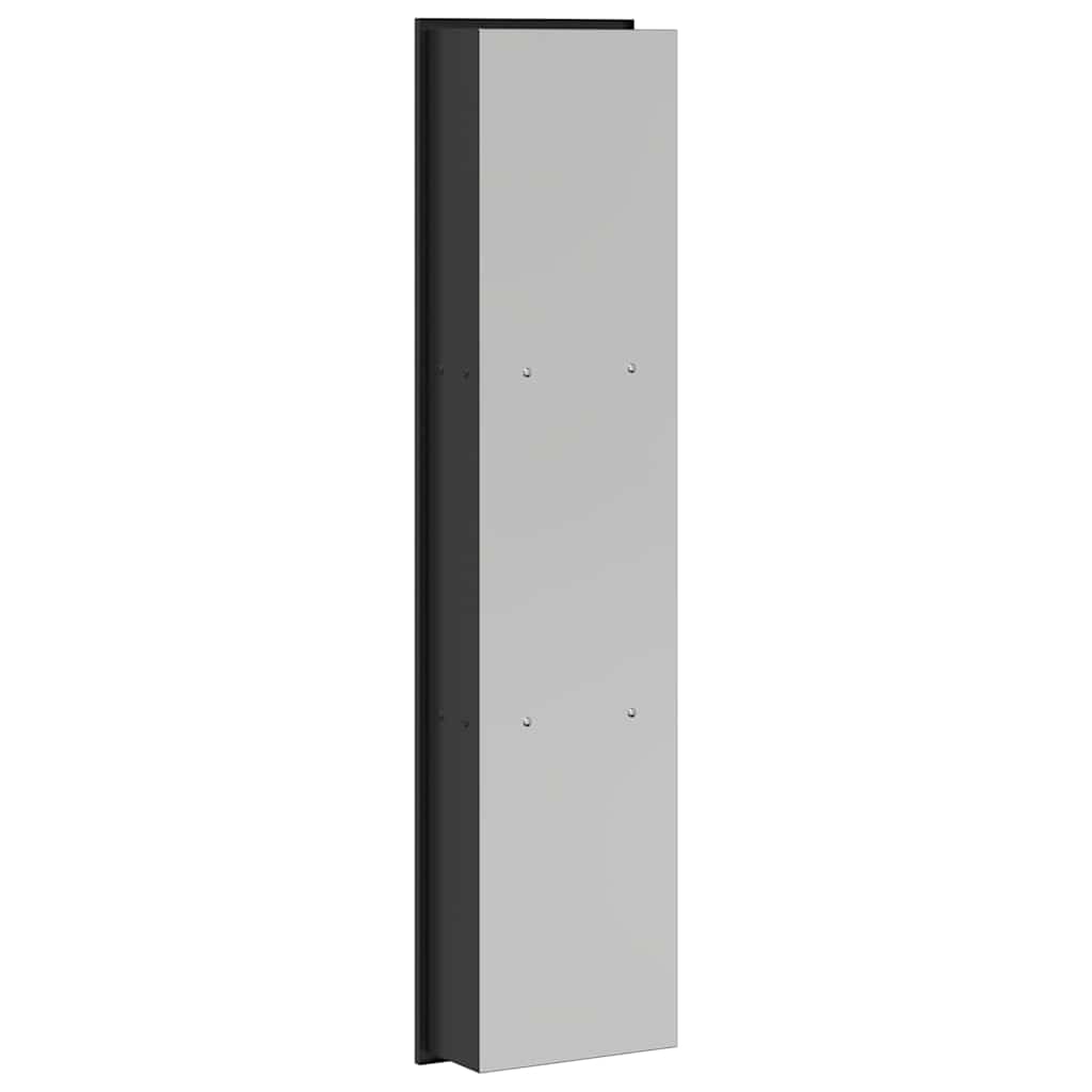 Nicchia per doccia Nero 90 x 20 x 9,5 cm Acciaio inossidabile | homemem39