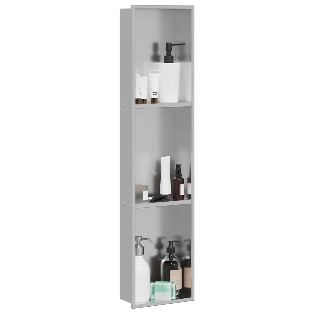 Nicchia per doccia Argento 90 x 20 x 9,5 cm | homemem39