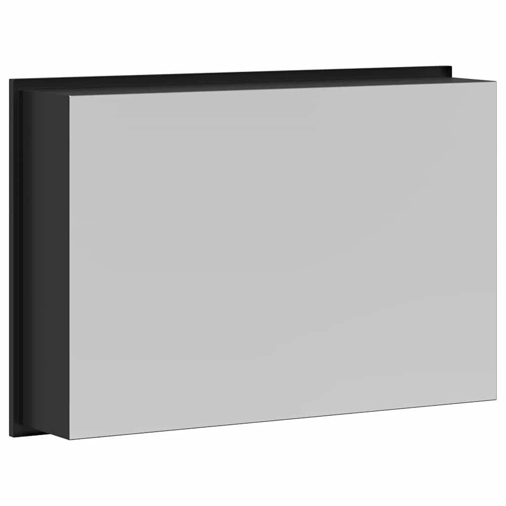 Nicchia per doccia Nero 45 x 30 x 9,5 cm Acciaio inossidabile | homemem39