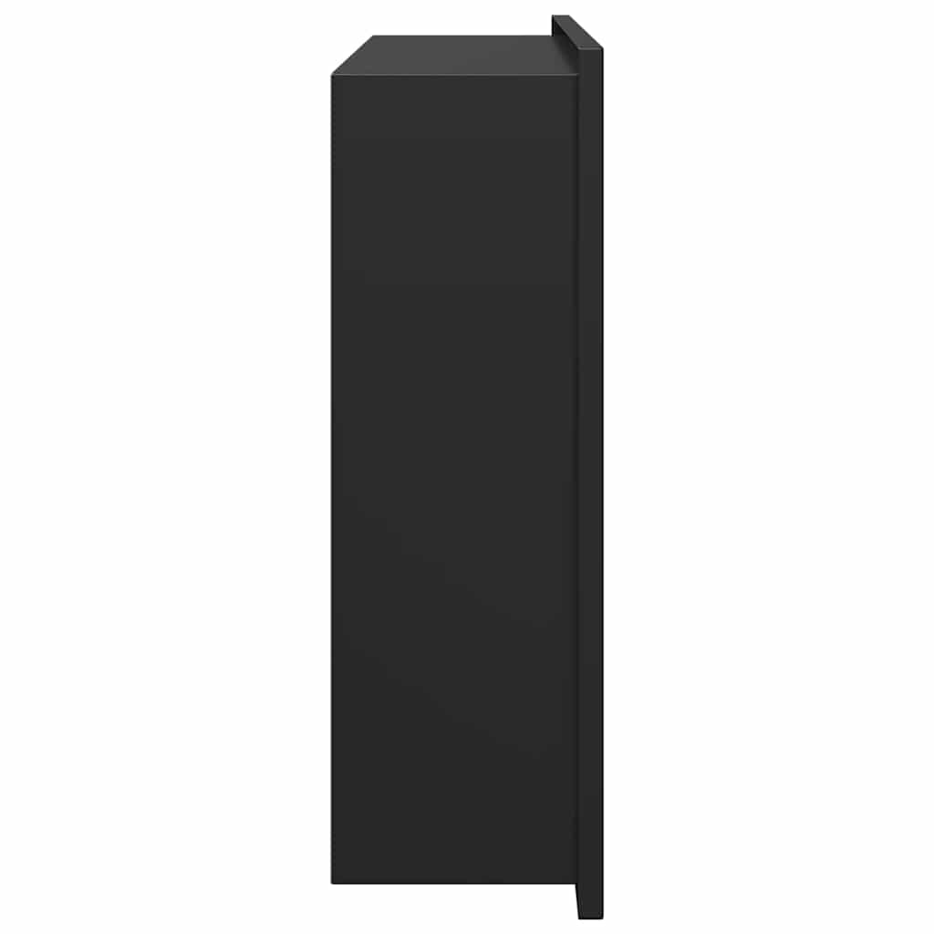 Nicchia per doccia Nero 45 x 30 x 9,5 cm Acciaio inossidabile | homemem39
