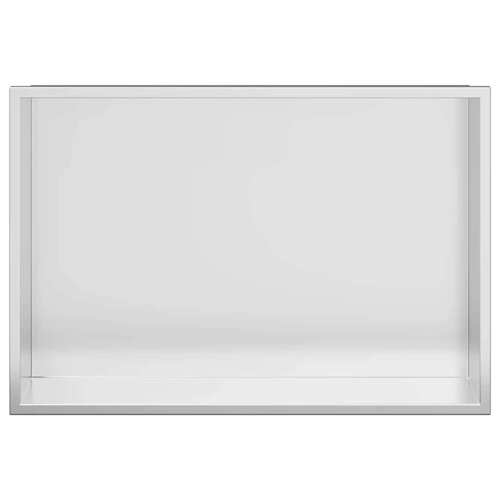 Nicchia per doccia Argento 45 x 30 x 9,5 cm | homemem39
