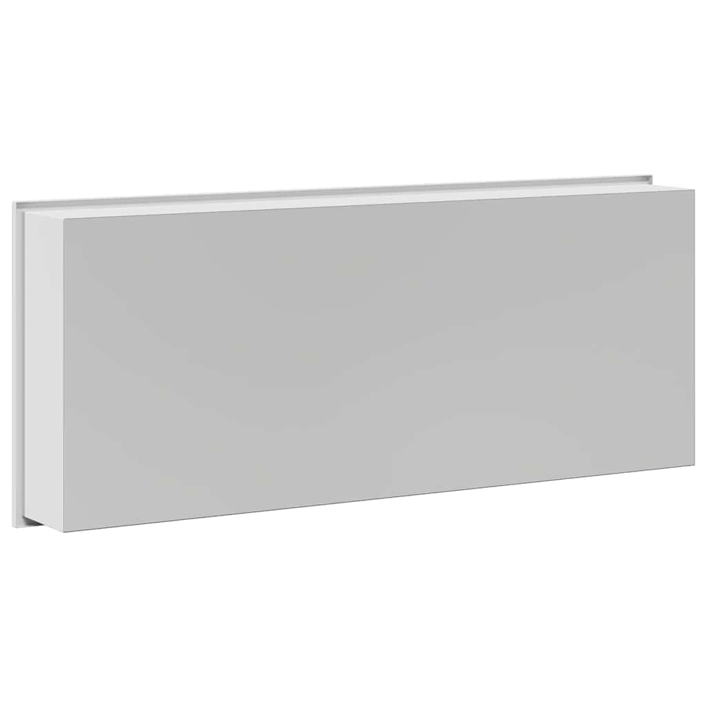 Nicchia per doccia Bianco 75 x 30 x 9,5 cm Acciaio inossidabile