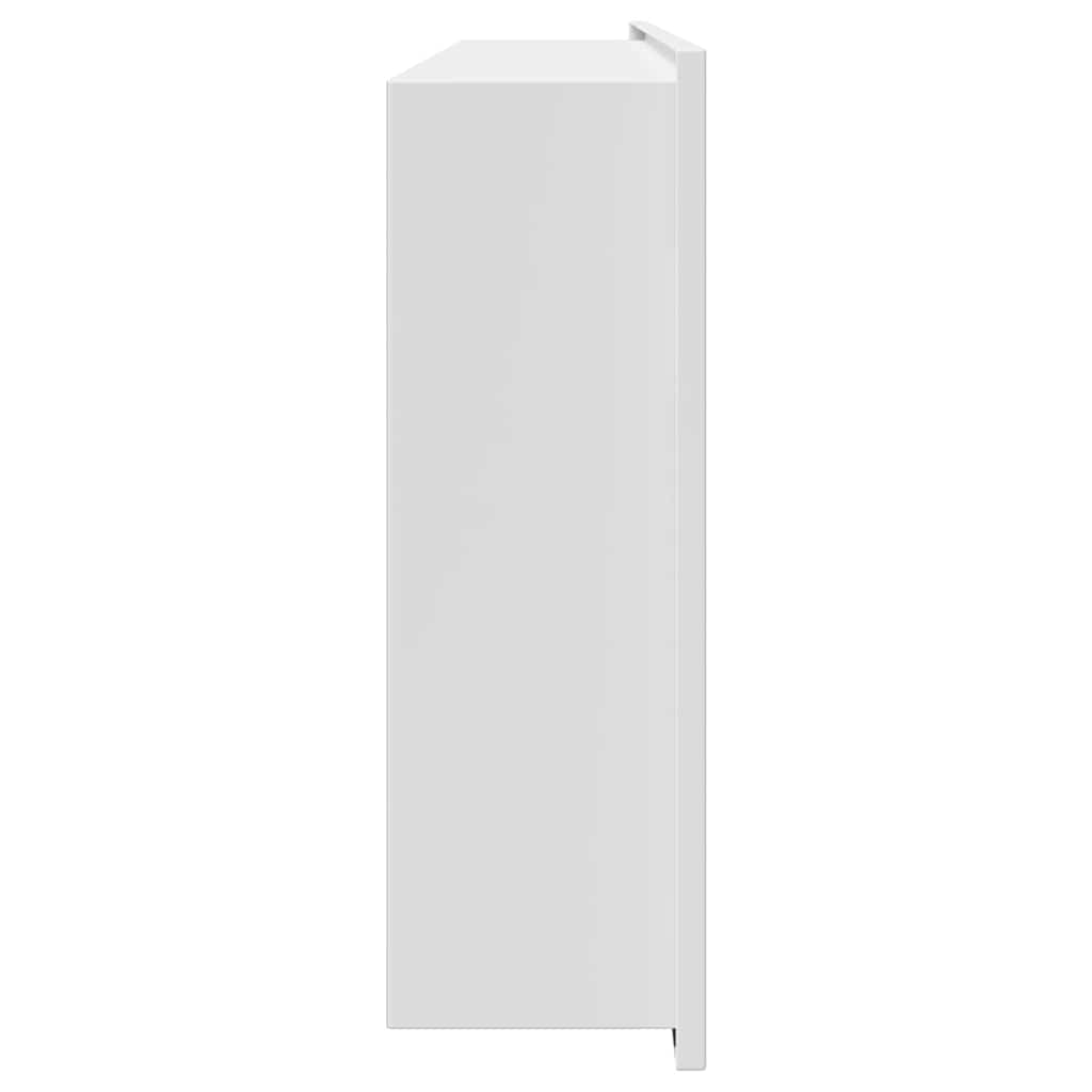 Nicchia per doccia Bianco 75 x 30 x 9,5 cm Acciaio inossidabile
