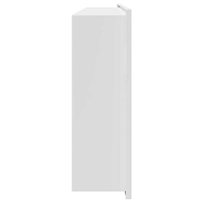 Nicchia per doccia Bianco 75 x 30 x 9,5 cm Acciaio inossidabile