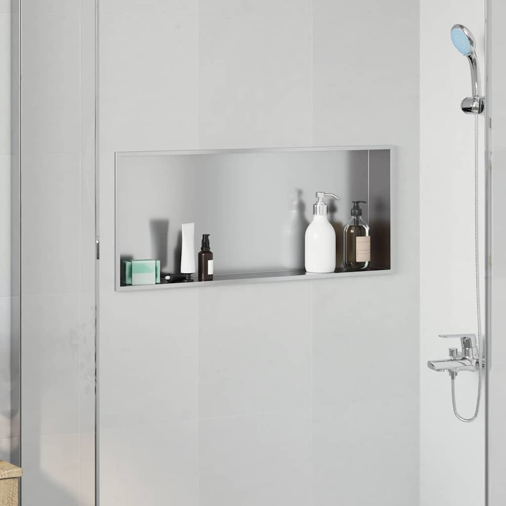 Nicchia per doccia Argento 75 x 30 x 9,5 cm