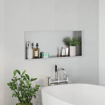 Nicchia per doccia Argento 75 x 30 x 9,5 cm | homemem39