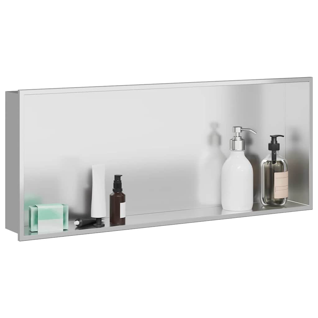 Nicchia per doccia Argento 75 x 30 x 9,5 cm | homemem39