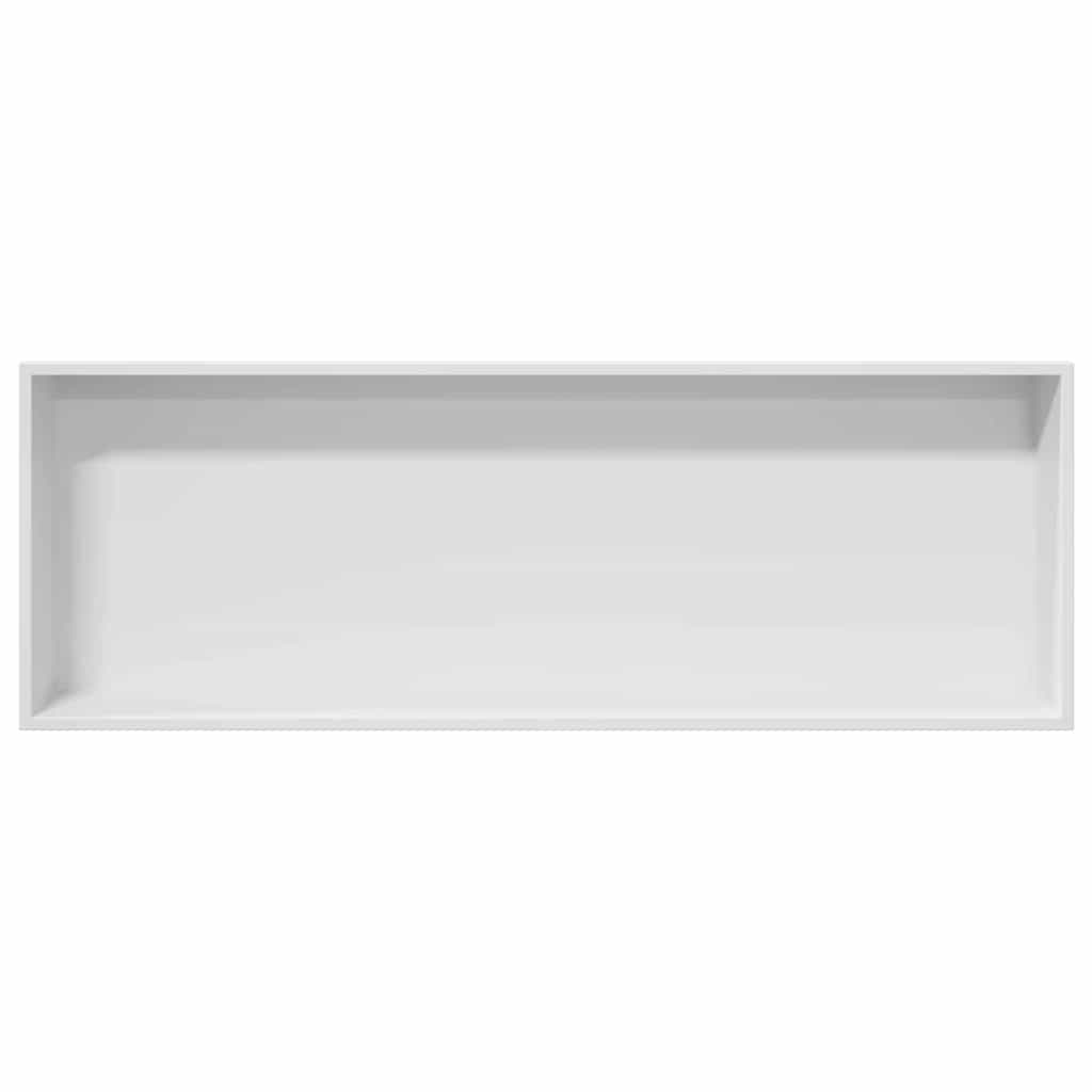 Nicchia per doccia Bianco 90 x 30 x 9,5 cm Acciaio inossidabile | homemem39