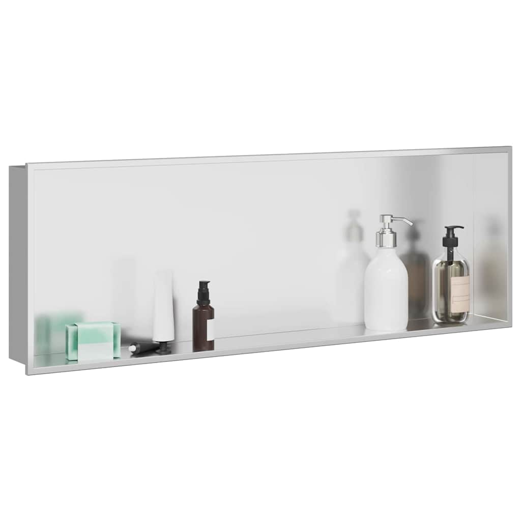 Nicchia per doccia Argento 90 x 30 x 9,5 cm | homemem39