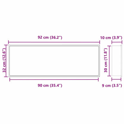 Nicchia per doccia Argento 90 x 30 x 9,5 cm | homemem39