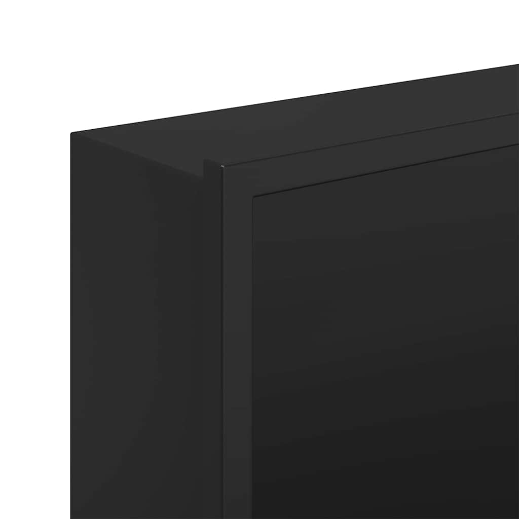 Nicchia per doccia Nero 92 x 32 x 10 cm Acciaio inossidabile | homemem39