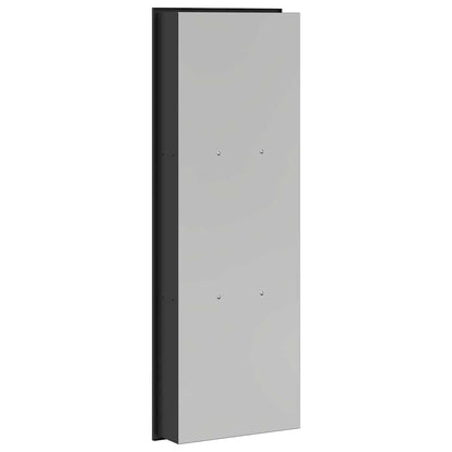 Nicchia per doccia Nero 92 x 32 x 10 cm Acciaio inossidabile | homemem39