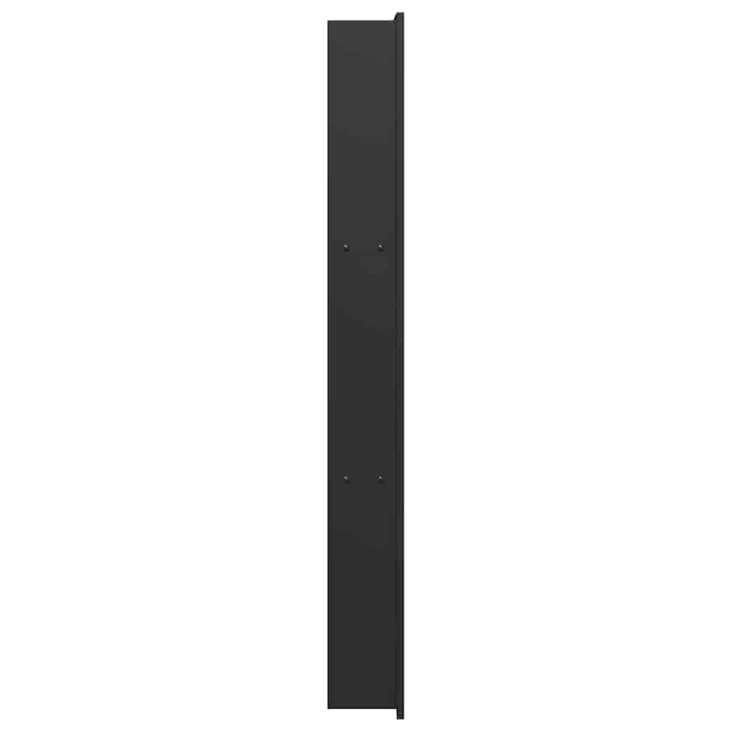 Nicchia per doccia Nero 92 x 32 x 10 cm Acciaio inossidabile | homemem39
