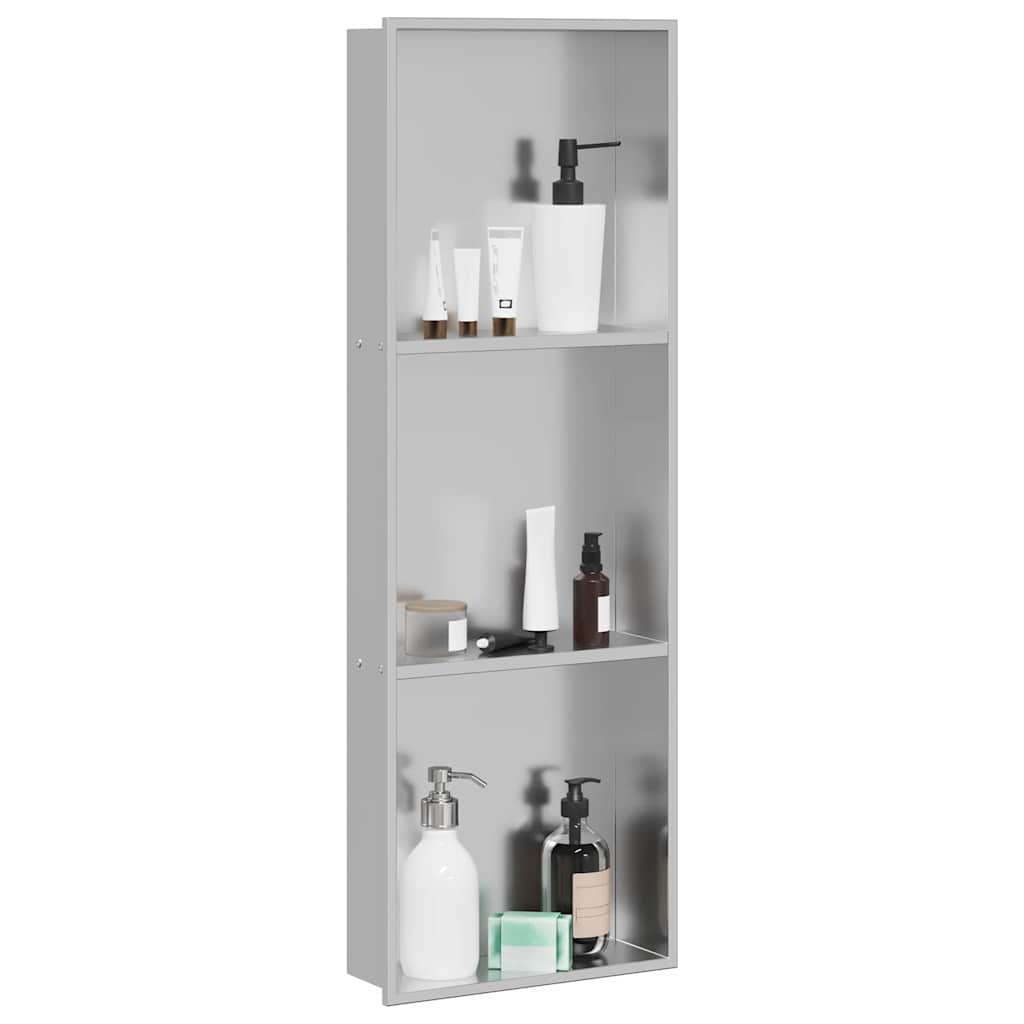 Nicchia per doccia Argento 90 x 30 x 9,5 cm | homemem39