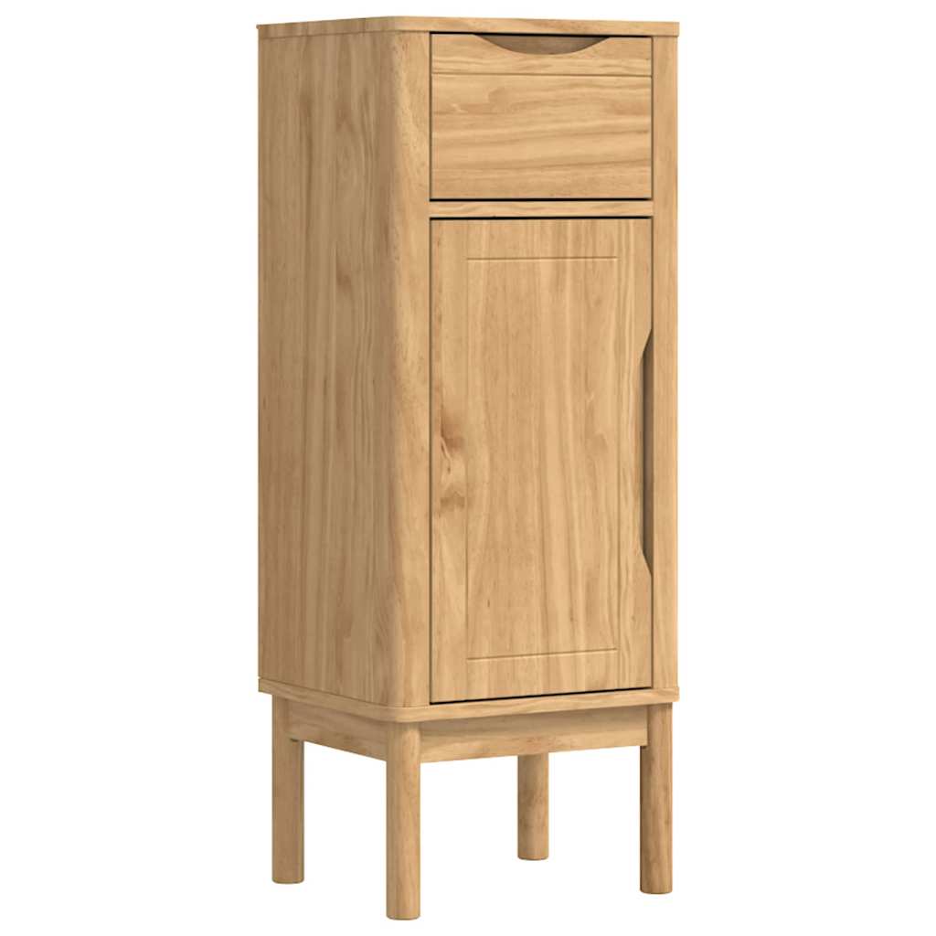 Mobile da Bagno con porta FLORO Marrone cerato 35 x 30 x 90 cm | homemem39