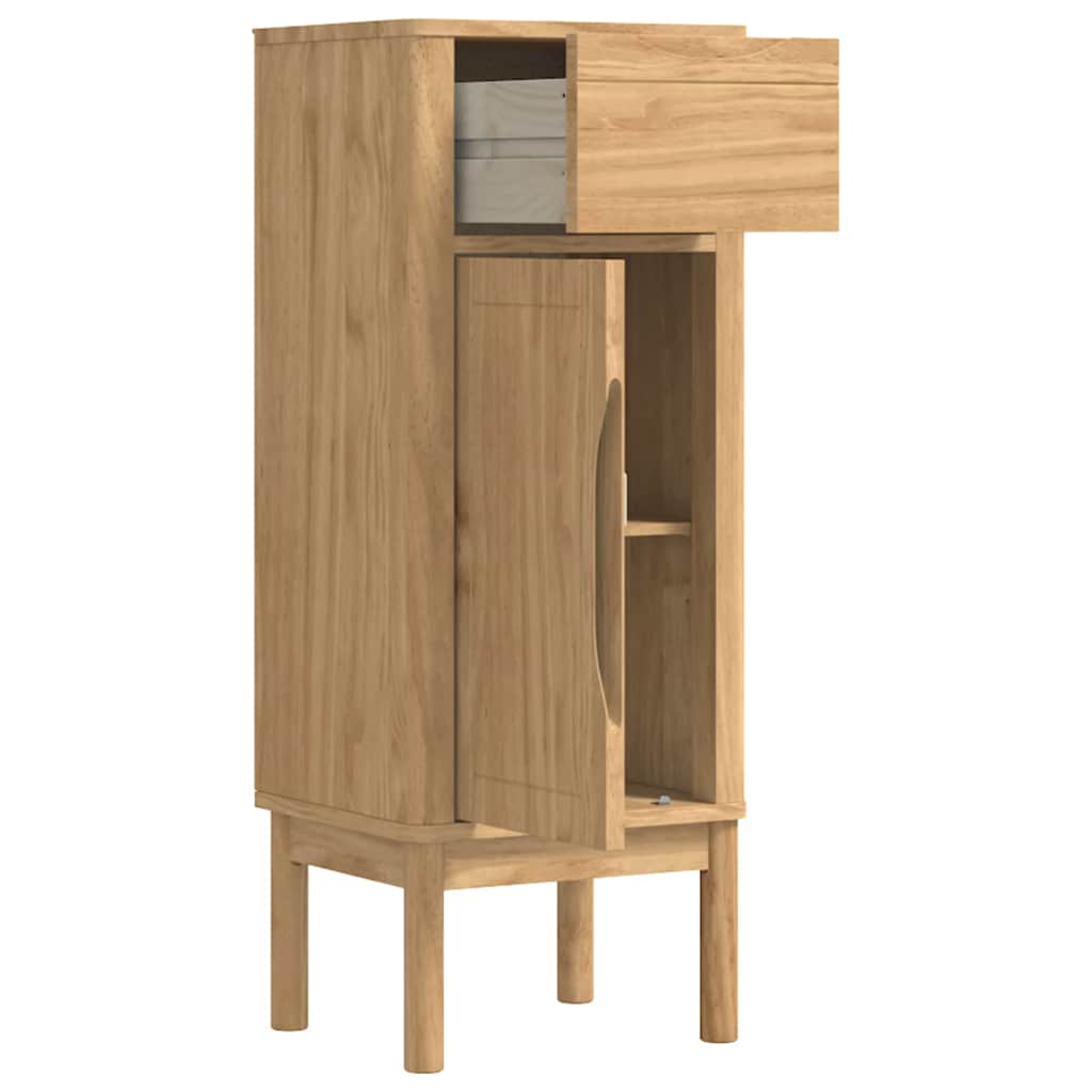 Mobile da Bagno con porta FLORO Marrone cerato 35 x 30 x 90 cm | homemem39
