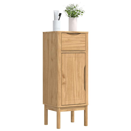 Mobile da Bagno con porta FLORO Marrone cerato 35 x 30 x 90 cm | homemem39