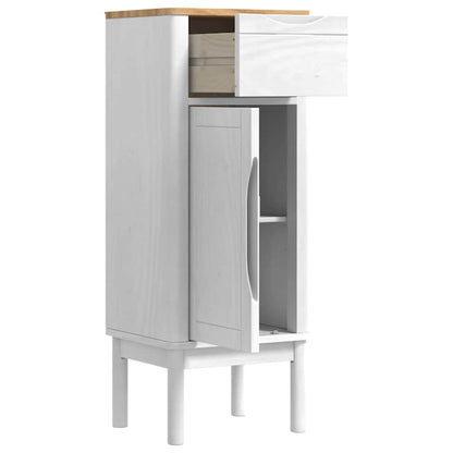 Mobile da Bagno con cassetto FLORO Bianco 35 x 30 x 90 cm | homemem39