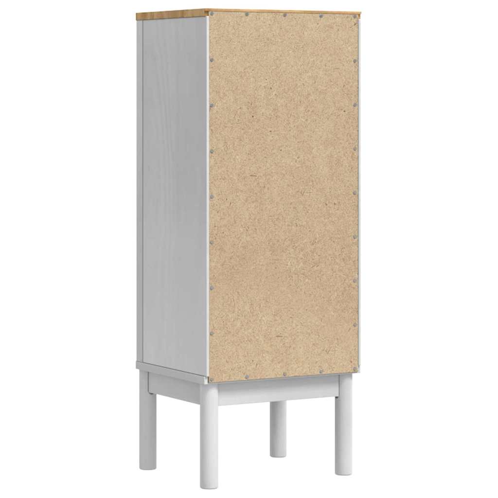 Mobile da Bagno con cassetto FLORO Bianco 35 x 30 x 90 cm | homemem39