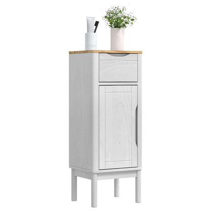 Mobile da Bagno con cassetto FLORO Bianco 35 x 30 x 90 cm | homemem39