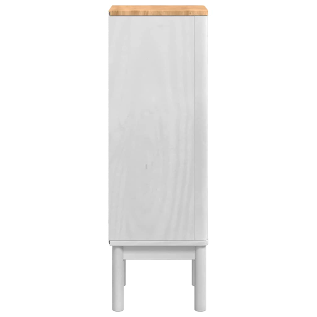 Mobile da Bagno con cassetto FLORO Bianco 35 x 30 x 90 cm | homemem39