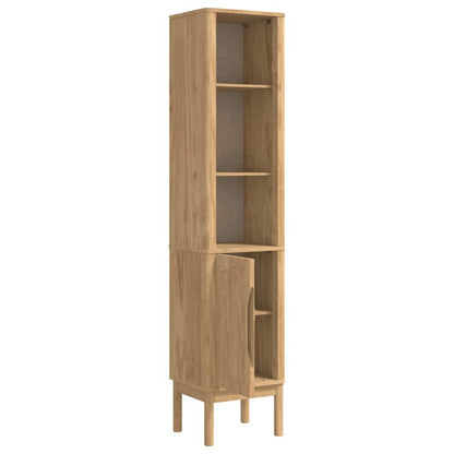 Mobiletto bagno alto FLORO Marrone cerato 35 x 30 x 160 cm | homemem39