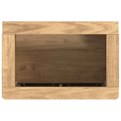 Armadio per Lavabo da Bagno FLORO Cera marrone 60 x 40 x 80 cm