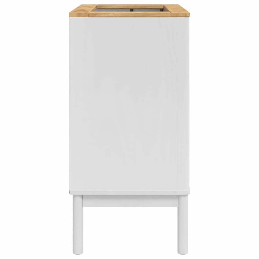 Armadio per Lavabo da Bagno FLORO Bianco 60 x 40 x 80 cm