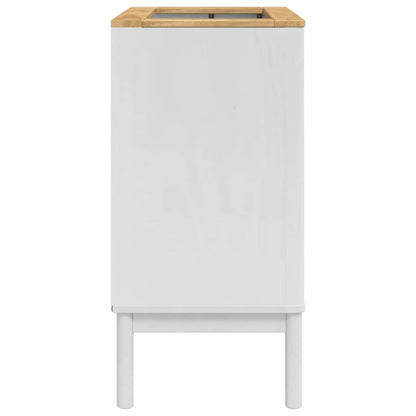 Armadio per Lavabo da Bagno FLORO Bianco 60 x 40 x 80 cm