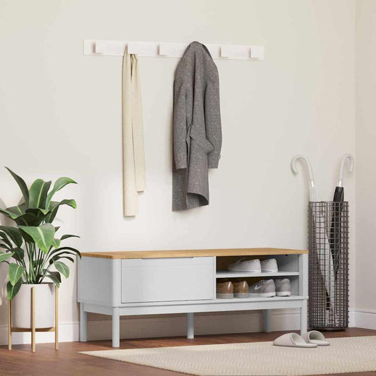 Panchina per corridoio FLORO Bianco 115 x 40 x 45 cm