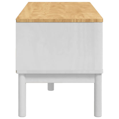 Panchina per corridoio FLORO Bianco 115 x 40 x 45 cm | homemem39