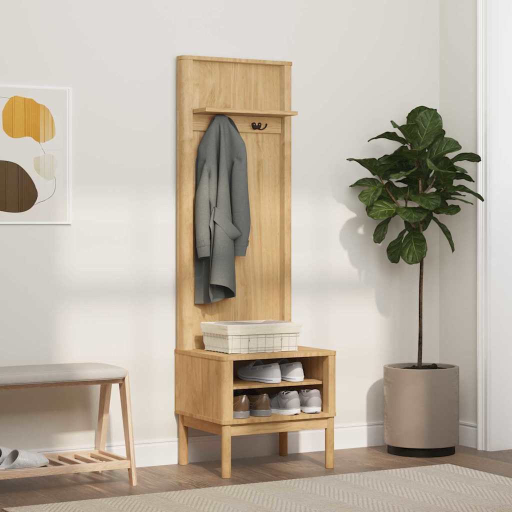 Armadio per corridoio FLORO Marrone cerato 50 x 40 x 158 cm | homemem39
