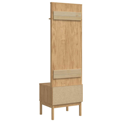 Armadio per corridoio FLORO Marrone cerato 50 x 40 x 158 cm | homemem39