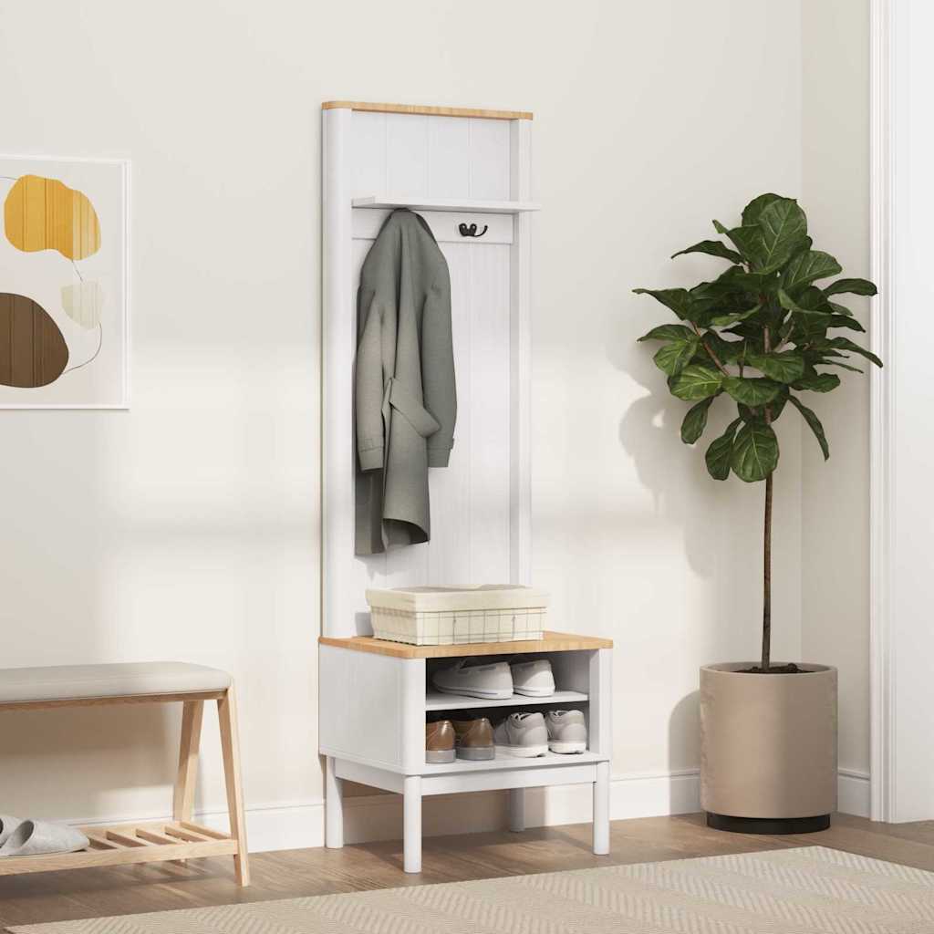 Armadio per corridoio FLORO Bianco 50 x 40 x 158 cm | homemem39