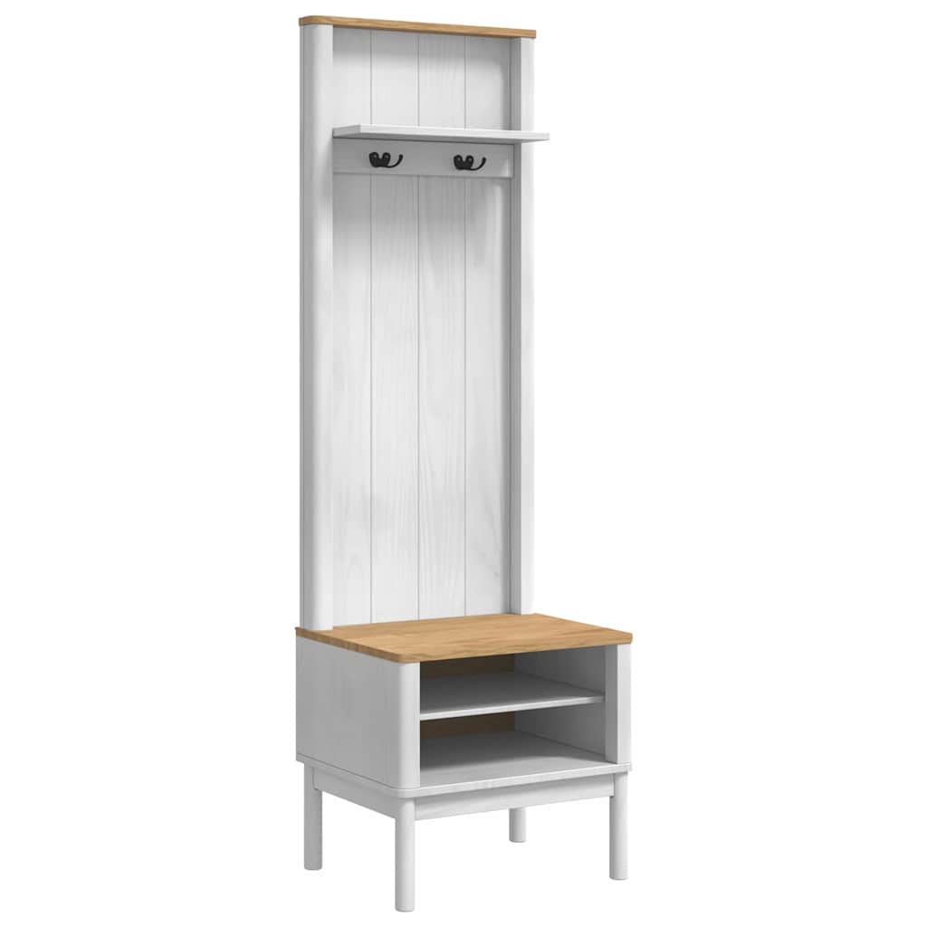Armadio per corridoio FLORO Bianco 50 x 40 x 158 cm | homemem39