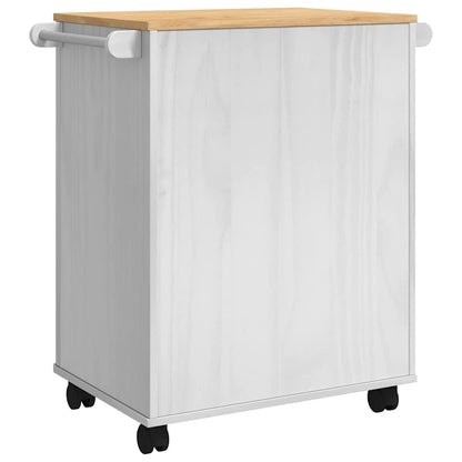 Carrello da Cucina FLORO Bianco 72,5 x 45 x 80 cm | homemem39