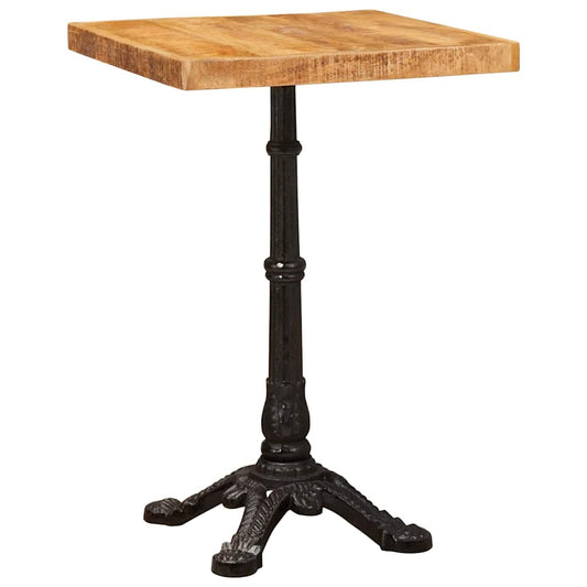 Tavolo da bistrot 50 x 50 x 76 cm Legno di mango massello