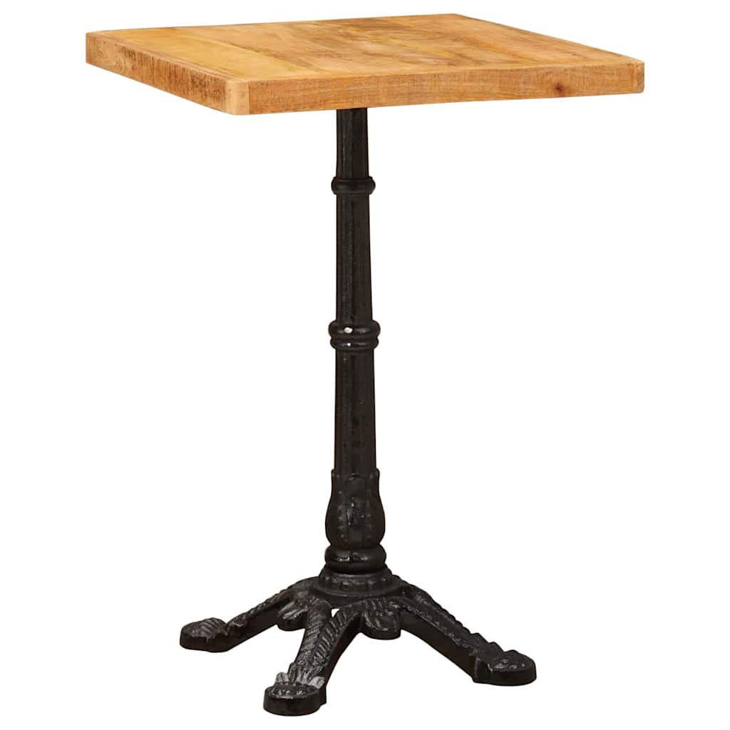 Tavolo da bistrot 50 x 50 x 76 cm Legno di mango massello