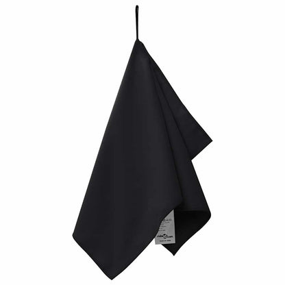 Asciugamani Sportivi 2 pcs Nero 50 x 30 cm