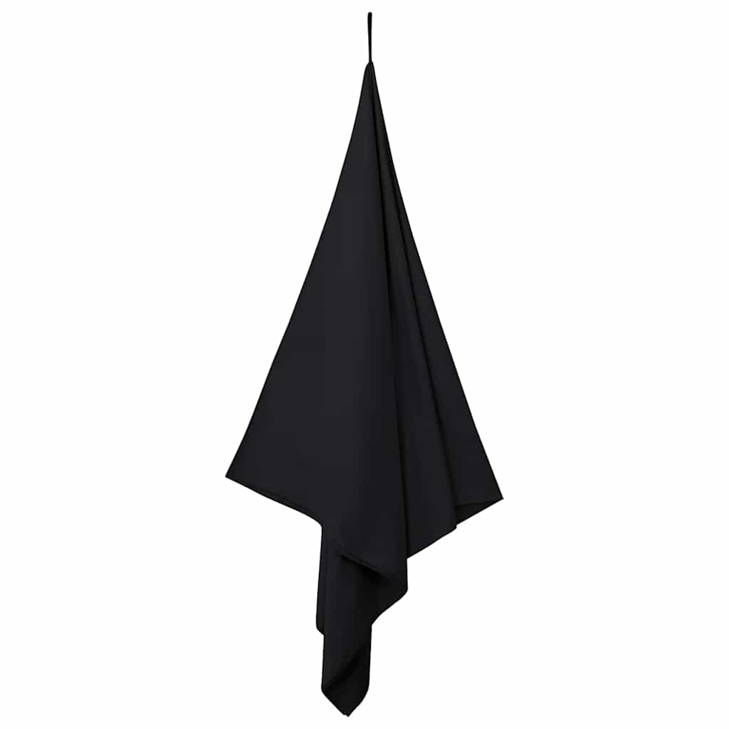 Asciugamani Sportivi 2 pcs Nero 180 x 90 cm