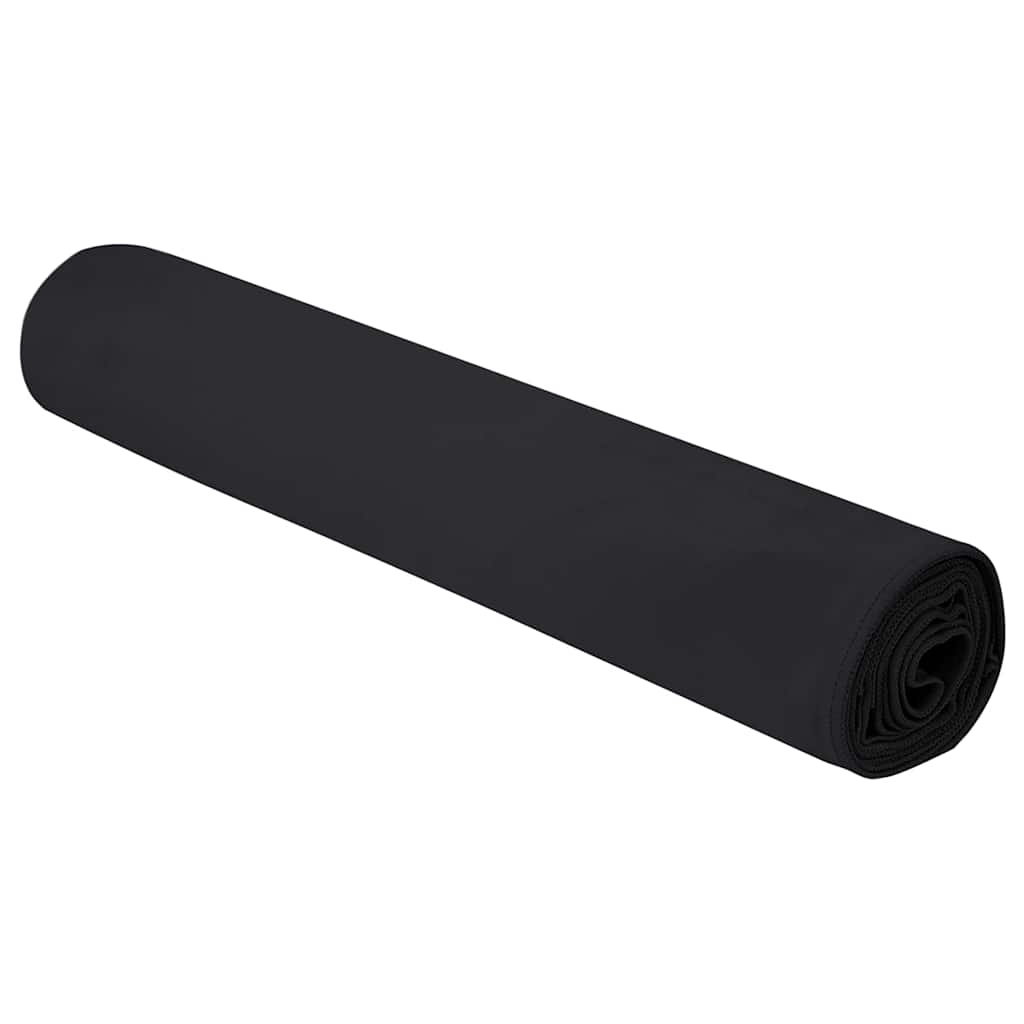 Asciugamani Sportivi 2 pcs Nero 200 x 100 cm