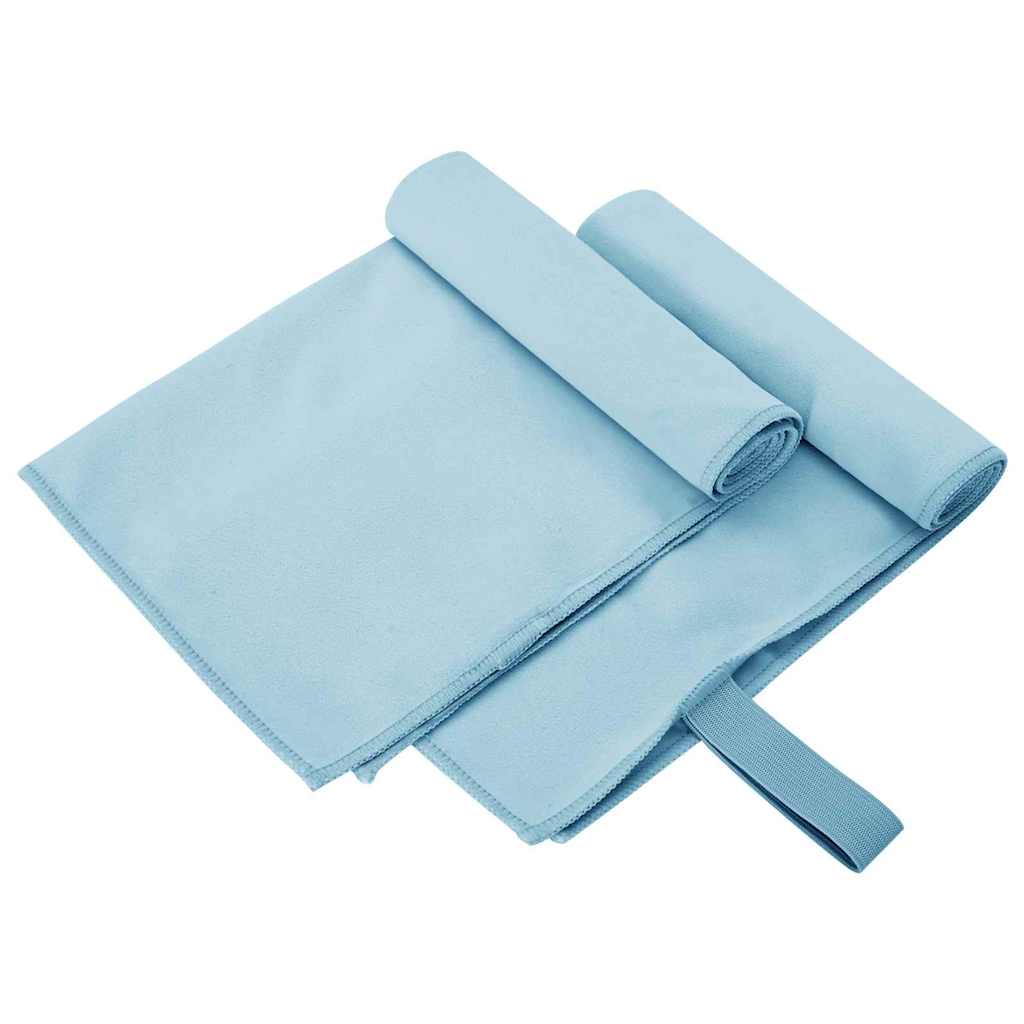 Asciugamani Sportivi 2 pcs Blu 50 x 30 cm