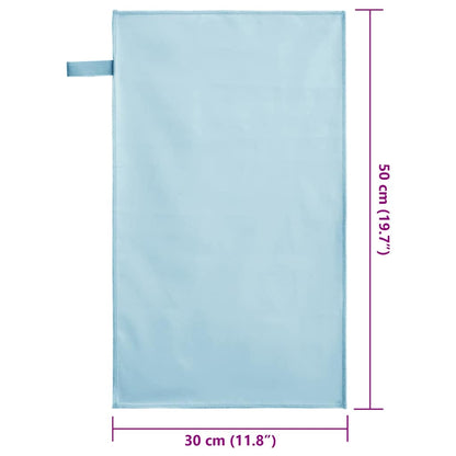 Asciugamani Sportivi 2 pcs Blu 50 x 30 cm