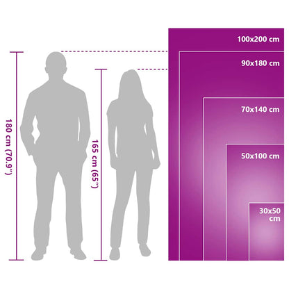 Asciugamani Sportivi 2 pcs Blu 100 x 50 cm
